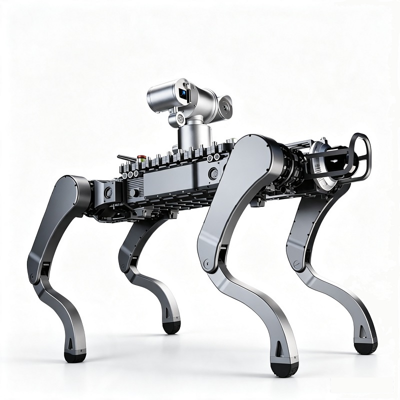 Štvornohý robotický pes s kontrolou proti výbuchu