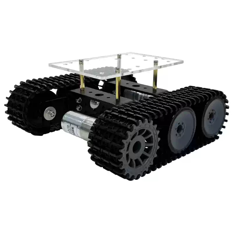 Inteligentný elektrický pásový podvozok DIY robotický podvozok